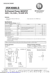 2SK4088LS datasheet pdf ON Semiconductor