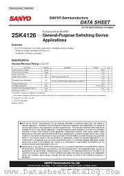 2SK4126 datasheet pdf ON Semiconductor