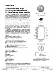 ADM1023 datasheet pdf ON Semiconductor