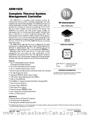 ADM1026 datasheet pdf ON Semiconductor