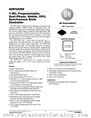 ADP3208D datasheet pdf ON Semiconductor