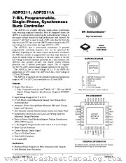 ADP3211 datasheet pdf ON Semiconductor