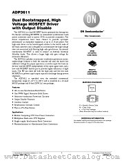ADP3611 datasheet pdf ON Semiconductor
