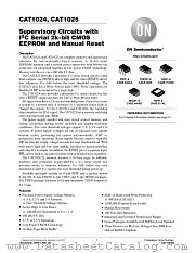 CAT1024 datasheet pdf ON Semiconductor