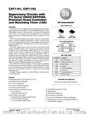 CAT1162 datasheet pdf ON Semiconductor