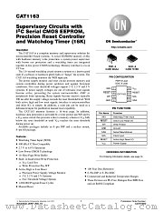 CAT1163 datasheet pdf ON Semiconductor