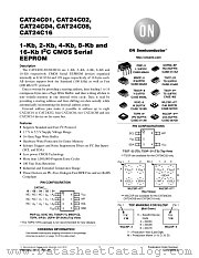 CAT24C01 datasheet pdf ON Semiconductor