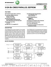 CAT28C512 datasheet pdf ON Semiconductor