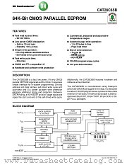 CAT28C65B datasheet pdf ON Semiconductor