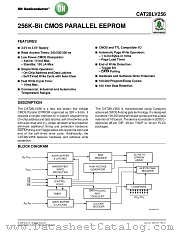 CAT28LV256 datasheet pdf ON Semiconductor