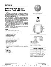 CAT3612 datasheet pdf ON Semiconductor