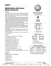CAT37 datasheet pdf ON Semiconductor