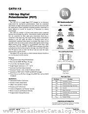 CAT5113 datasheet pdf ON Semiconductor