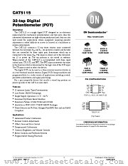 CAT5115 datasheet pdf ON Semiconductor