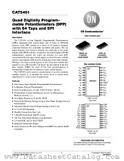 CAT5401 datasheet pdf ON Semiconductor
