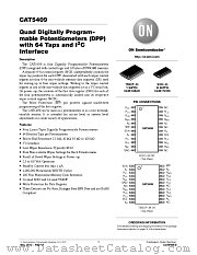 CAT5409 datasheet pdf ON Semiconductor