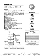 CAT64LC40 datasheet pdf ON Semiconductor