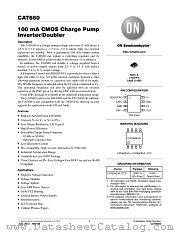 CAT660 datasheet pdf ON Semiconductor