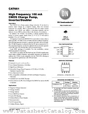 CAT661 datasheet pdf ON Semiconductor