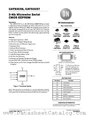 CAT93C56 datasheet pdf ON Semiconductor