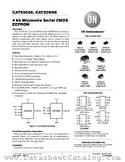 CAT93C66 datasheet pdf ON Semiconductor