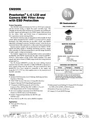 CM2006 datasheet pdf ON Semiconductor