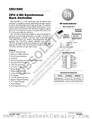 CS5150H datasheet pdf ON Semiconductor