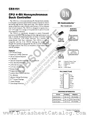 CS5151 datasheet pdf ON Semiconductor