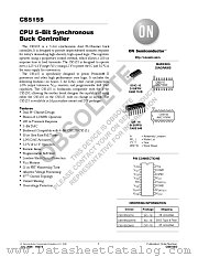 CS5155 datasheet pdf ON Semiconductor