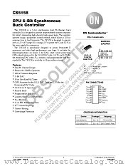 CS5158 datasheet pdf ON Semiconductor