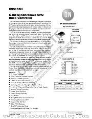 CS5165H datasheet pdf ON Semiconductor