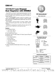 CS8147 datasheet pdf ON Semiconductor