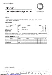 DBB08 datasheet pdf ON Semiconductor