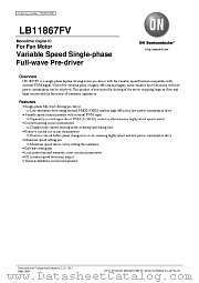 ENA0730 datasheet pdf ON Semiconductor