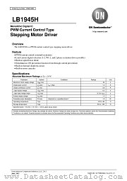 LB1945H datasheet pdf ON Semiconductor