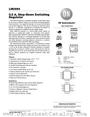 LM2594 datasheet pdf ON Semiconductor