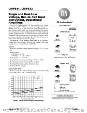 LMV931 datasheet pdf ON Semiconductor