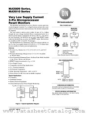 MAX809S datasheet pdf ON Semiconductor