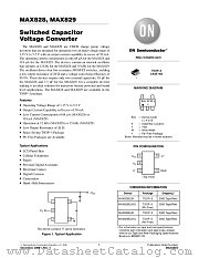 MAX828 datasheet pdf ON Semiconductor