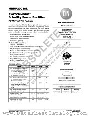 MBRP20035L datasheet pdf ON Semiconductor