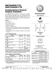 MBT3946DW1T1 datasheet pdf ON Semiconductor
