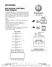 MC74HC05A datasheet pdf ON Semiconductor