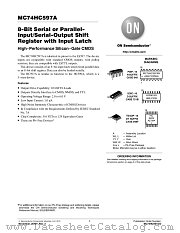 MC74HC597A datasheet pdf ON Semiconductor