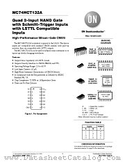 MC74HCT132A datasheet pdf ON Semiconductor
