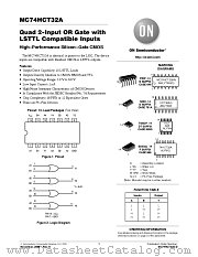 MC74HCT32A datasheet pdf ON Semiconductor