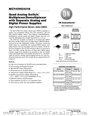 MC74VHC4316 datasheet pdf ON Semiconductor