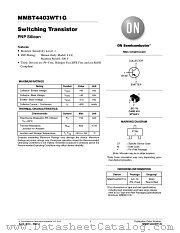 MMBT4403WT1 datasheet pdf ON Semiconductor