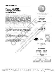 MMSF7N03ZR2 datasheet pdf ON Semiconductor