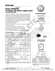 MTB1306 datasheet pdf ON Semiconductor