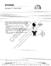 MTP3N60E datasheet pdf ON Semiconductor